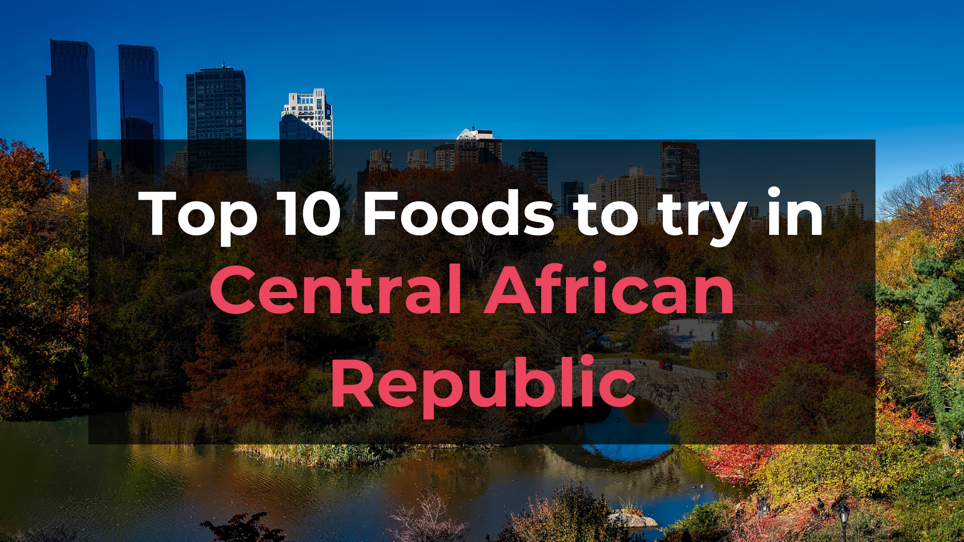 Read more about the article Top 10 Foods in Central African Republic