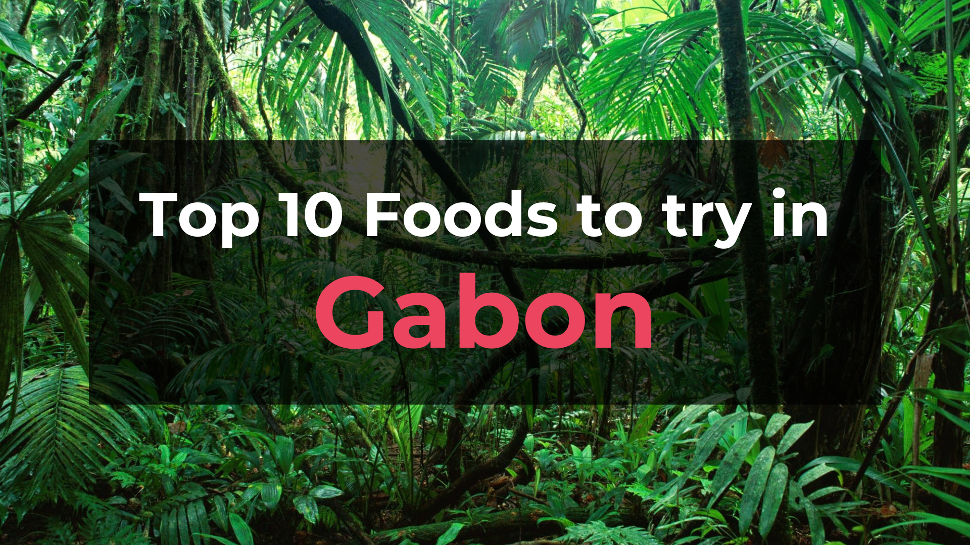 Read more about the article Top 10 Foods in Gabon