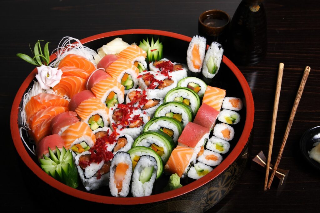 Variety of Sushi